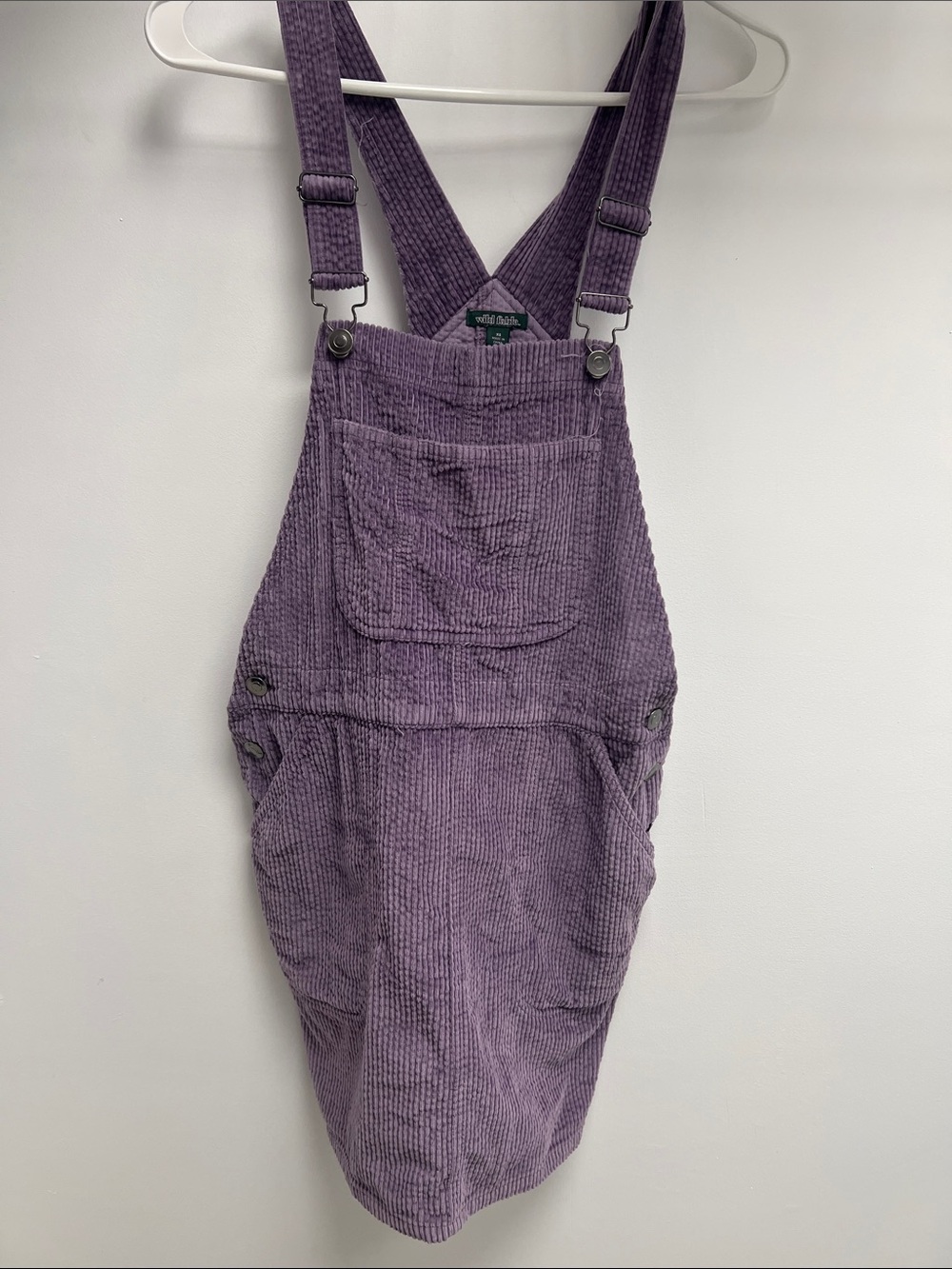 wild fable Lavender Corduroy Pinafore Midi Dress
